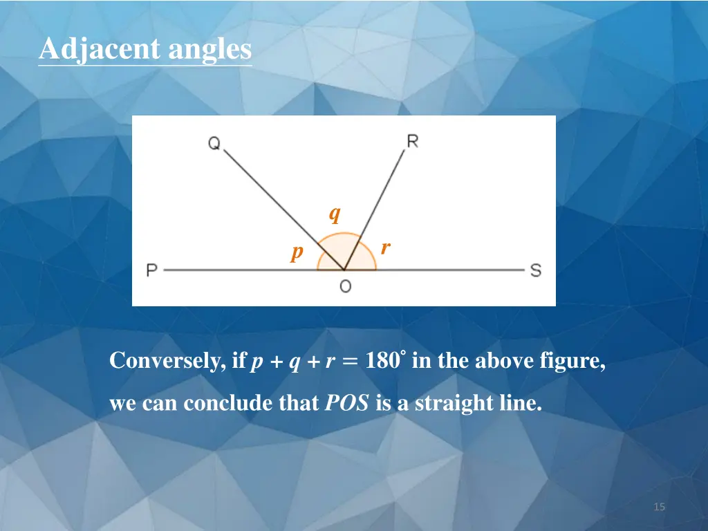 adjacent angles 12