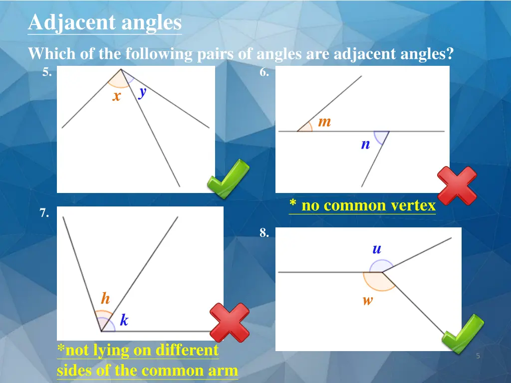 adjacent angles 3