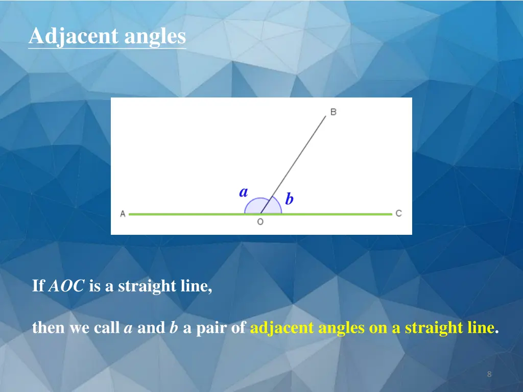 adjacent angles 6