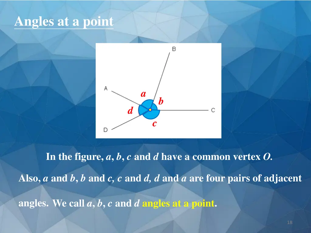 angles at a point 1