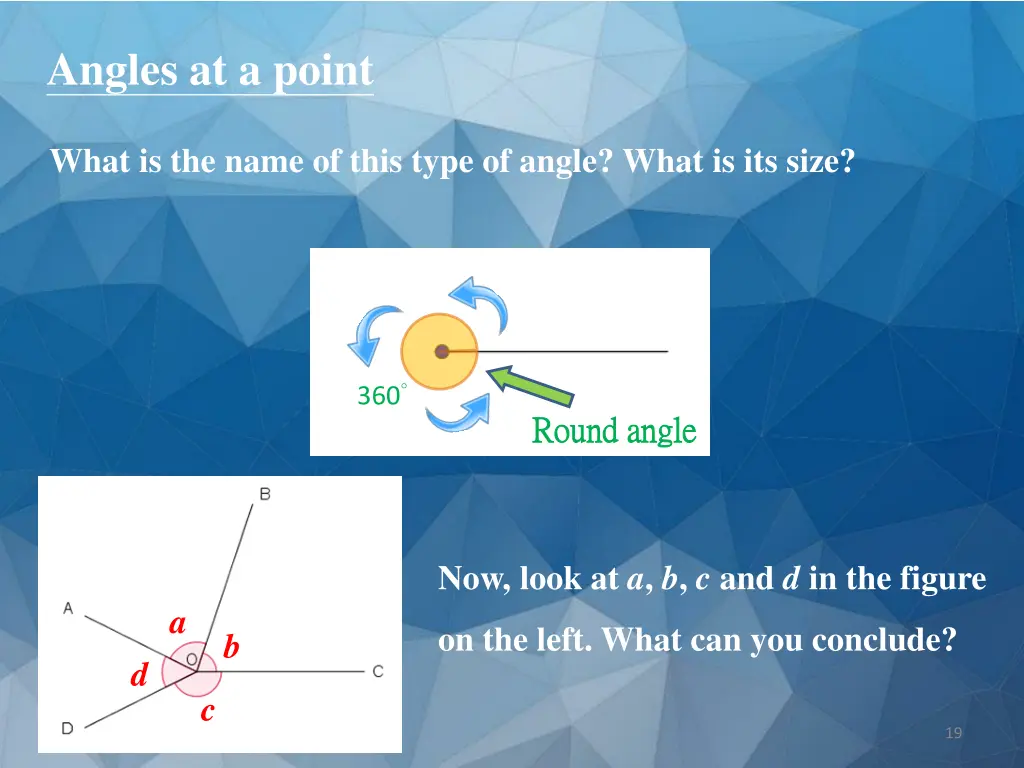 angles at a point 2