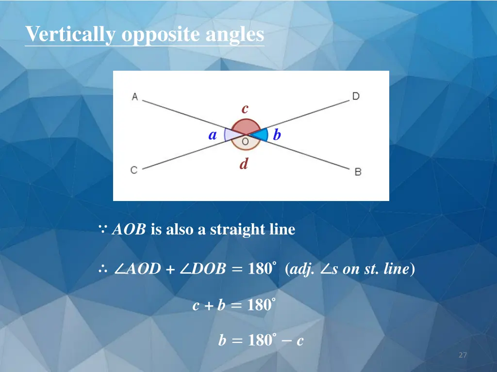 vertically opposite angles 5