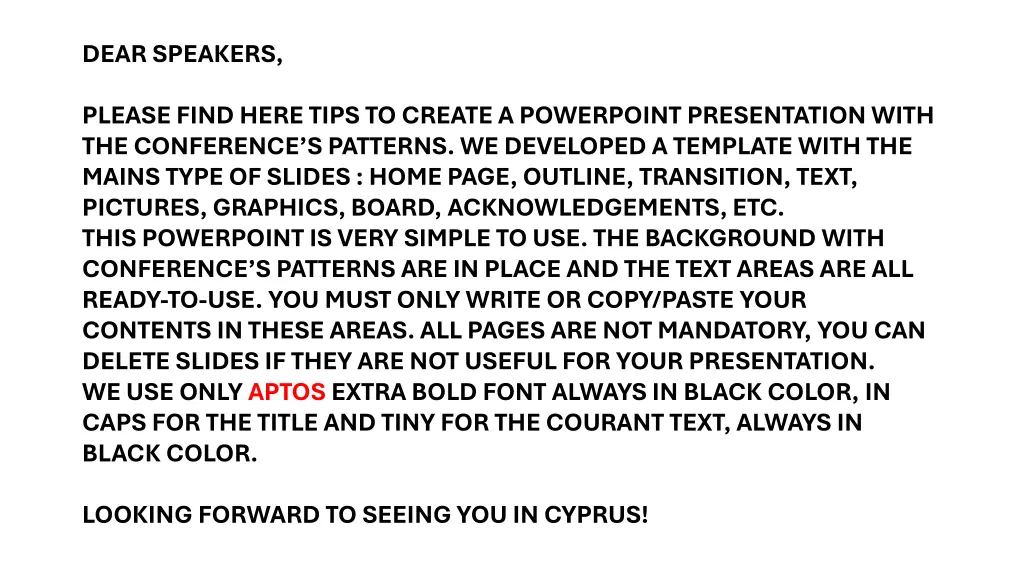 dear speakers