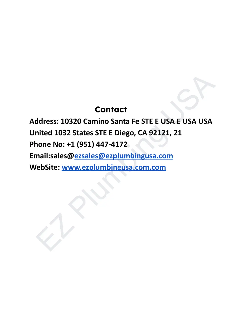 contact address 10320 camino santa