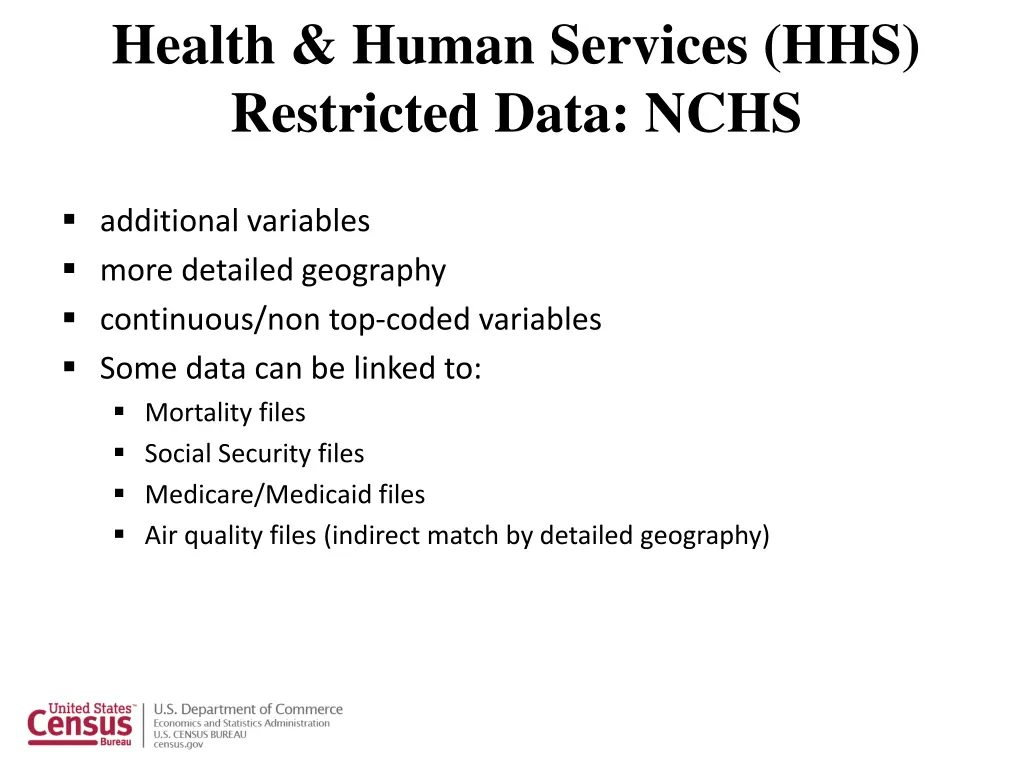 health human services hhs restricted data nchs