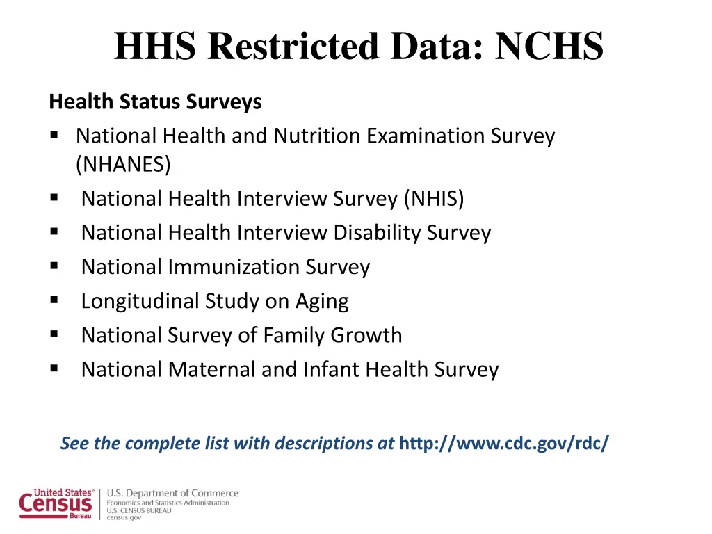 hhs restricted data nchs