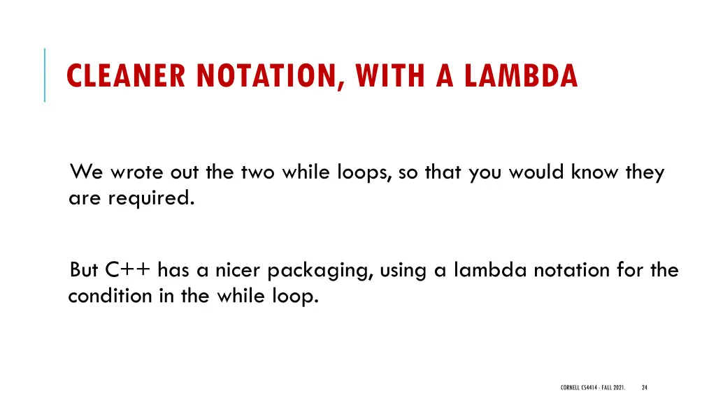 cleaner notation with a lambda