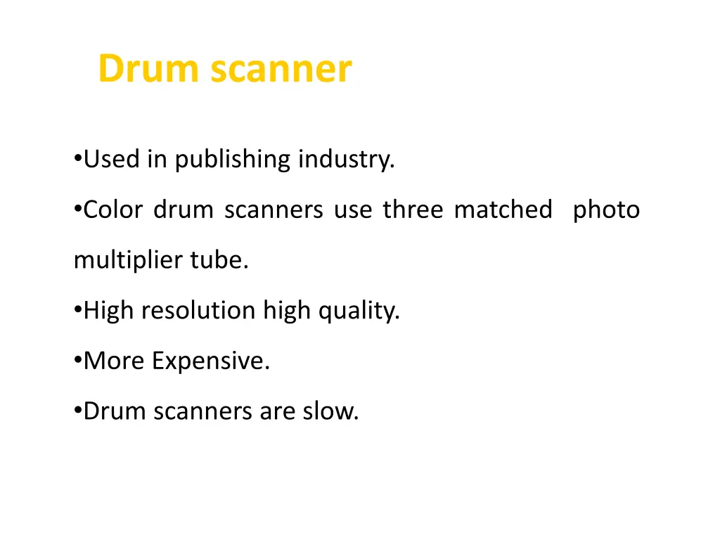drum scanner