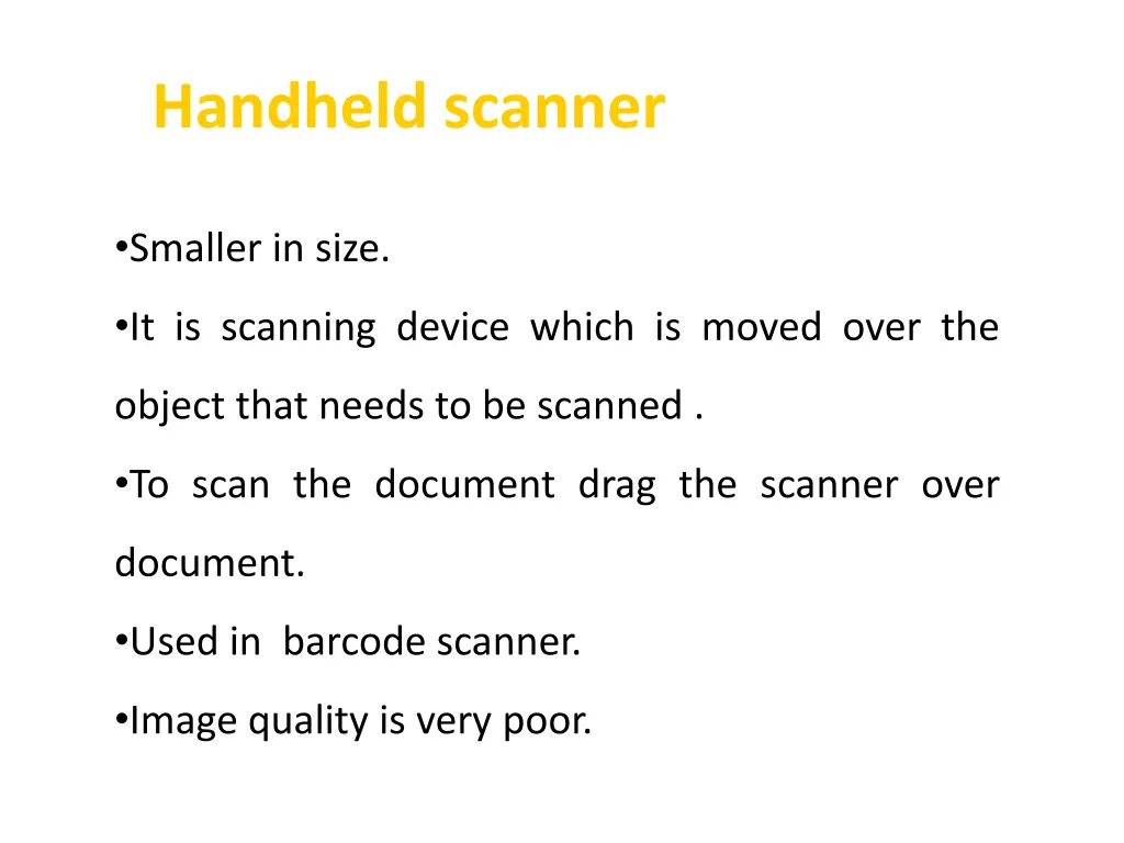 handheld scanner