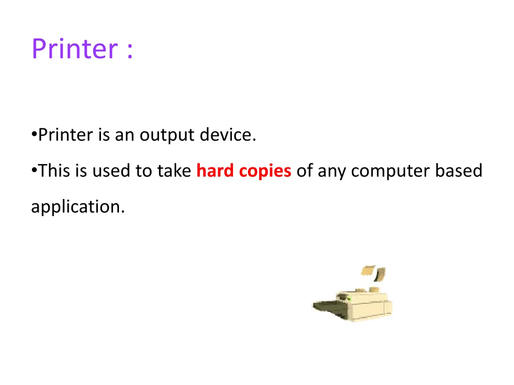 printer
