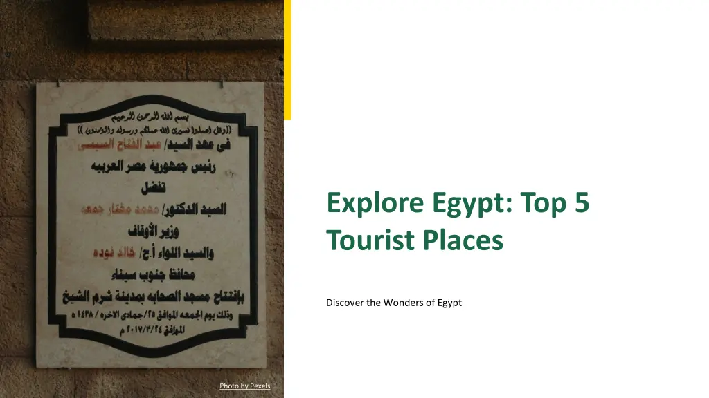 explore egypt top 5 tourist places