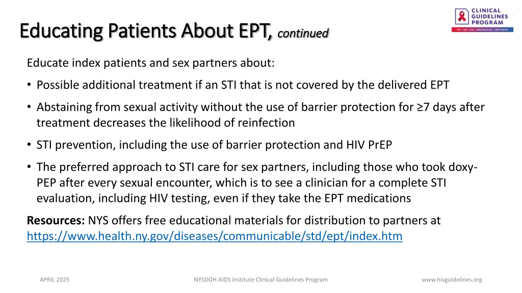 educating patients about ept educating patients 1