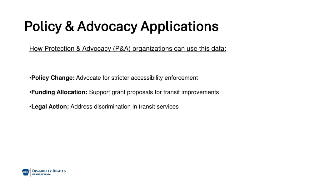 policy advocacy applications policy advocacy
