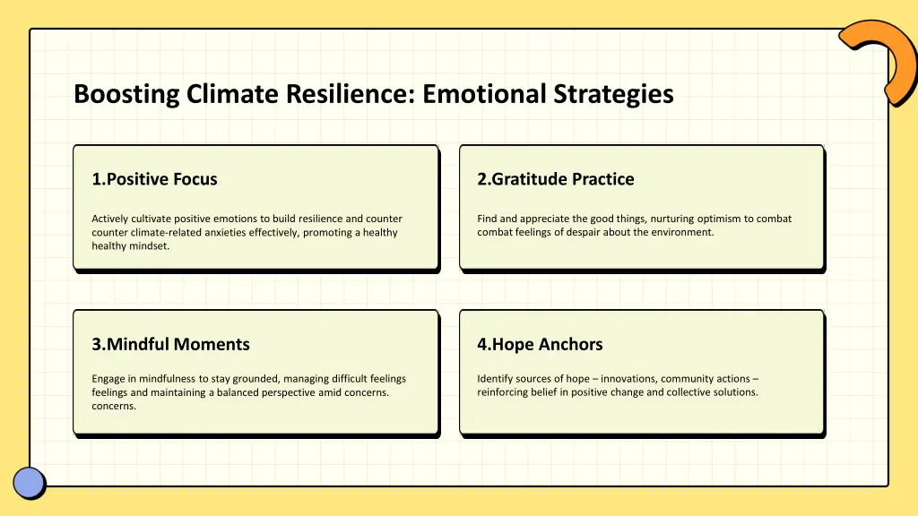 boosting climate resilience emotional strategies