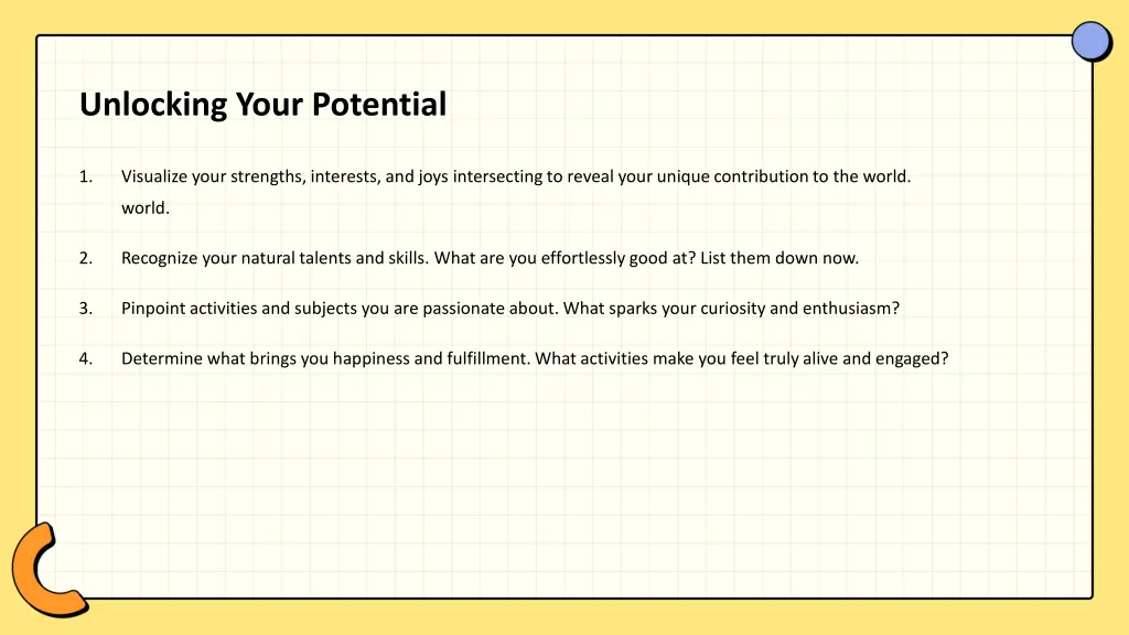 unlocking your potential