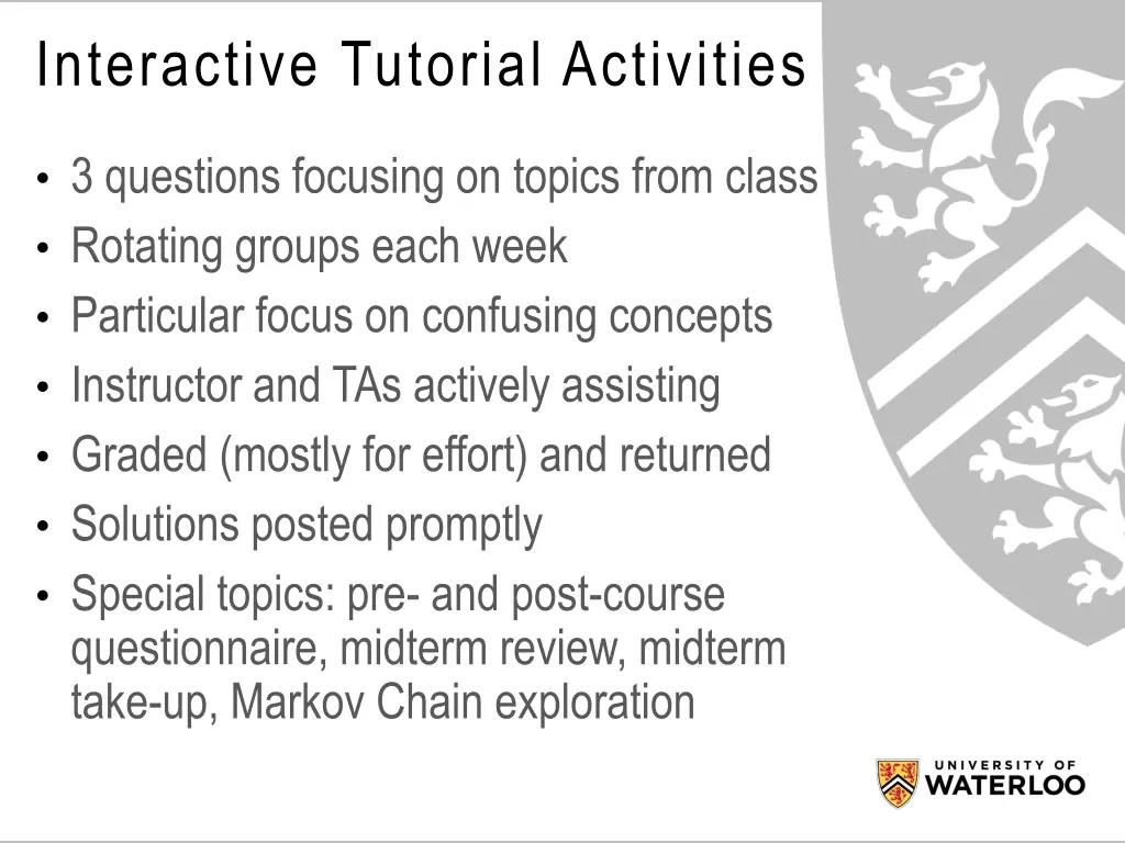 interactive tutorial activities