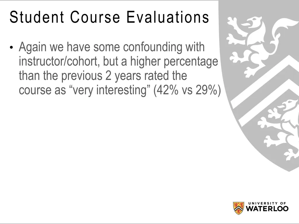 student course evaluations