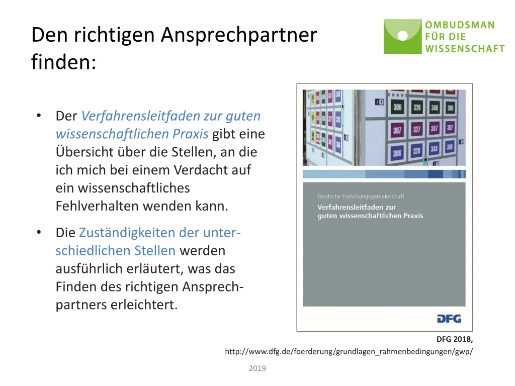 den richtigen ansprechpartner finden