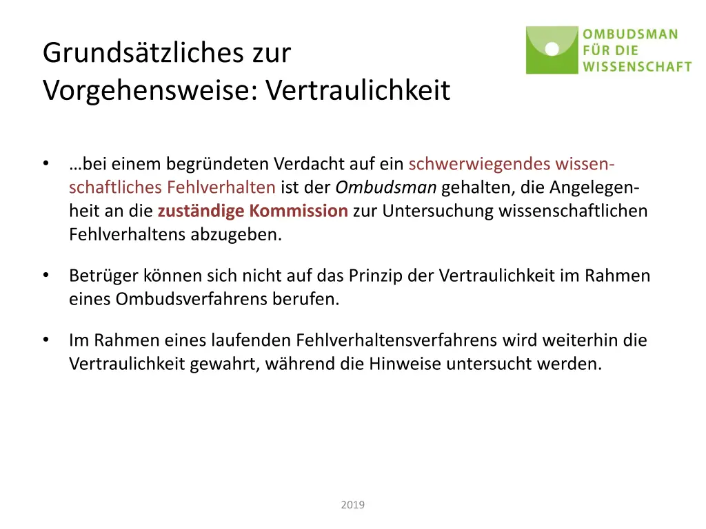 grunds tzliches zur vorgehensweise vertraulichkeit 1