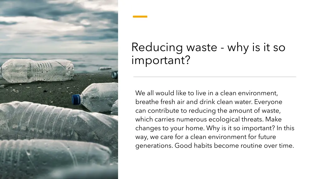 reducing waste why is it so important