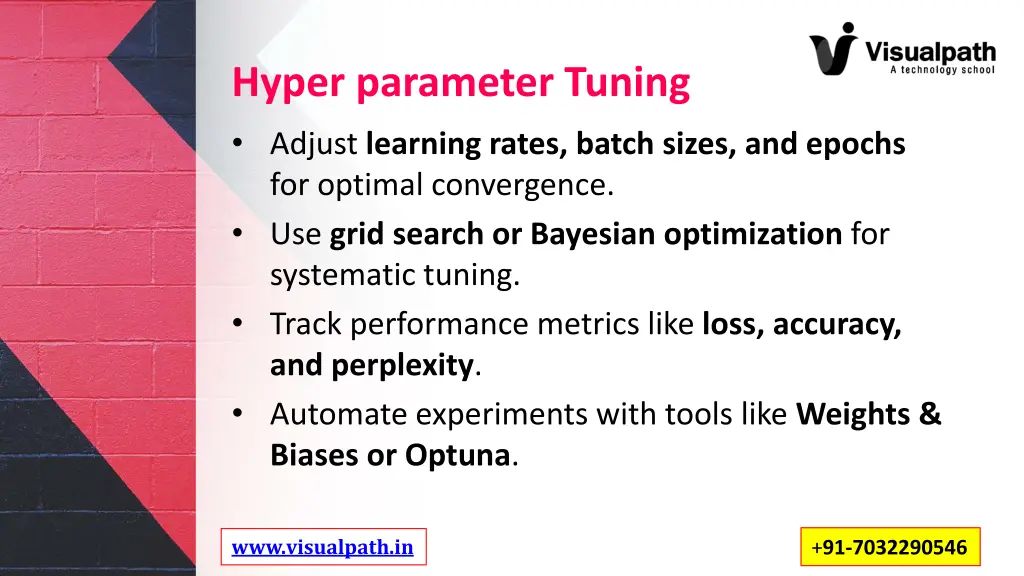 hyper parameter tuning adjust learning rates