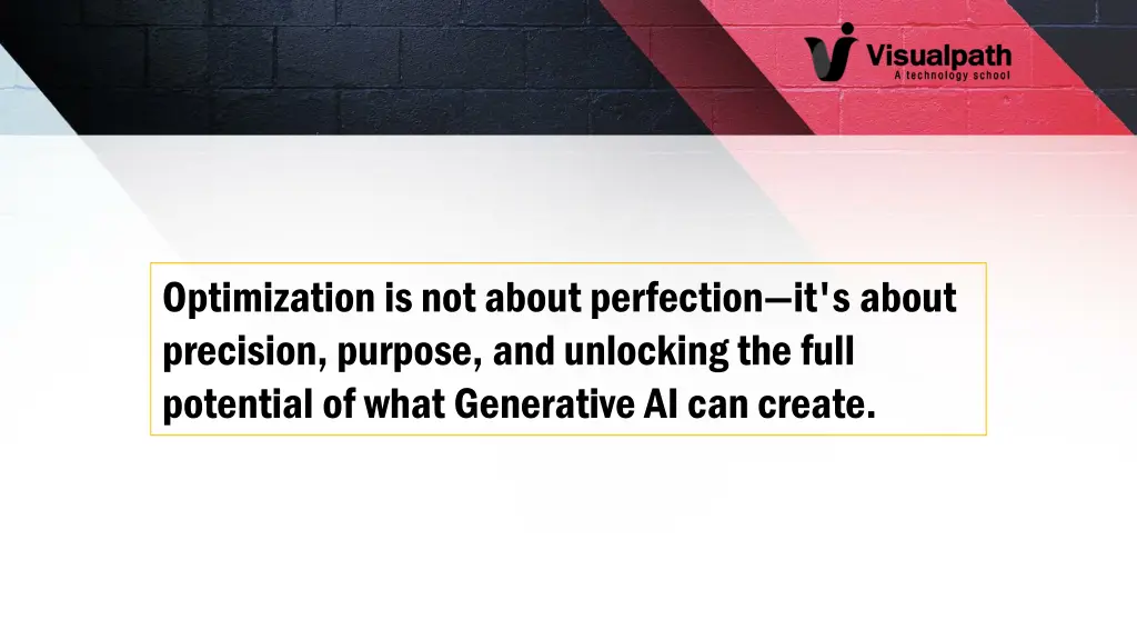 optimization is not about perfection it s about