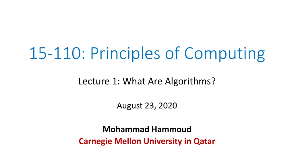 15 110 principles of computing