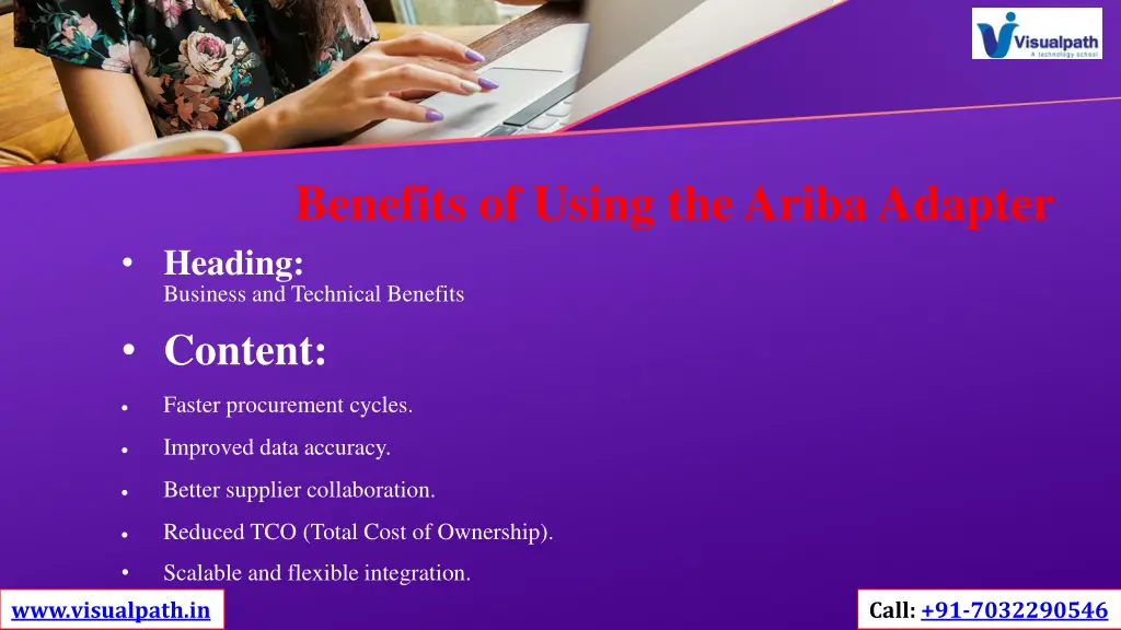 benefits of using the ariba adapter heading