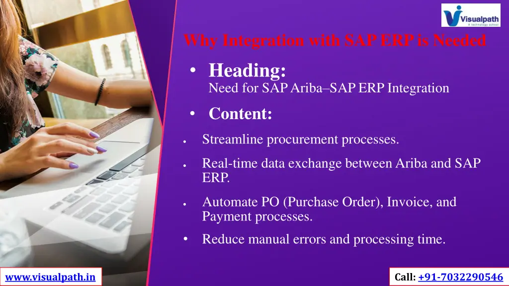 why integration with sap erp is needed heading