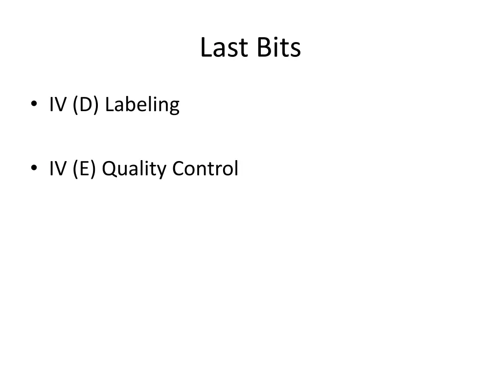 last bits