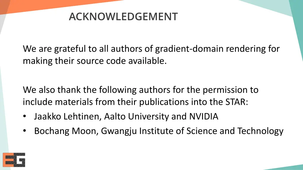 acknowledgement