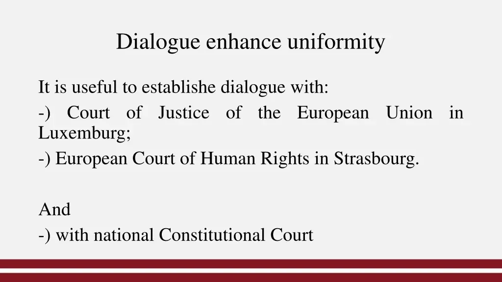 dialogue enhance uniformity