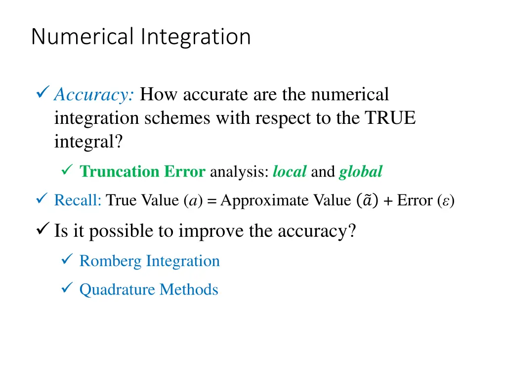 numerical integration 1