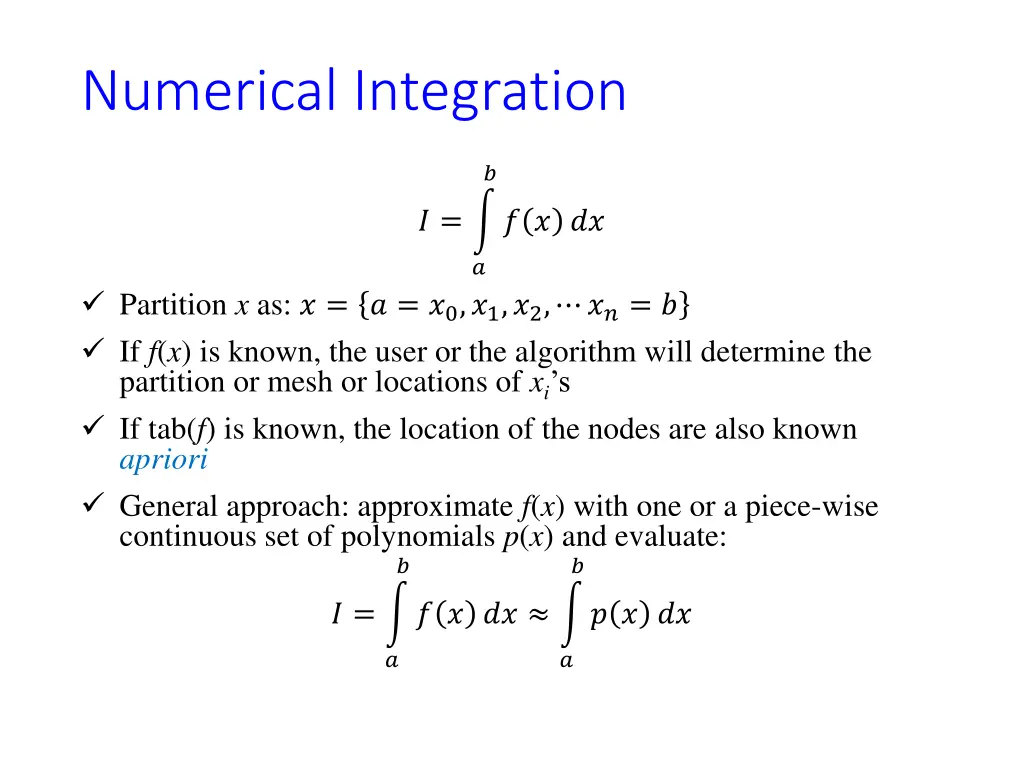 numerical integration