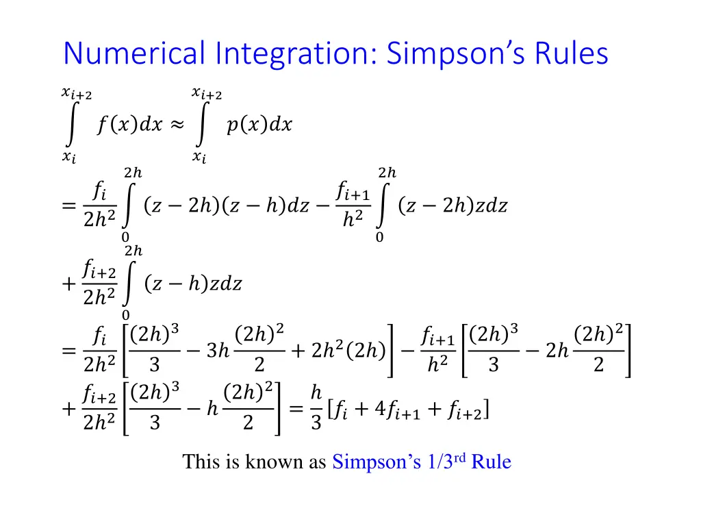 numerical integration simpson s rules 3