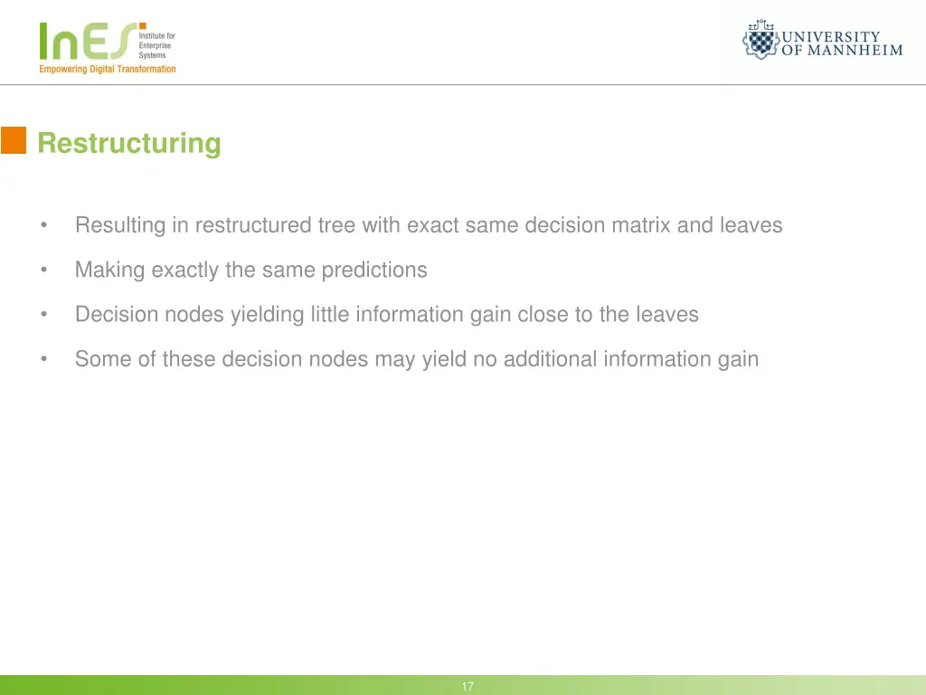 restructuring 5