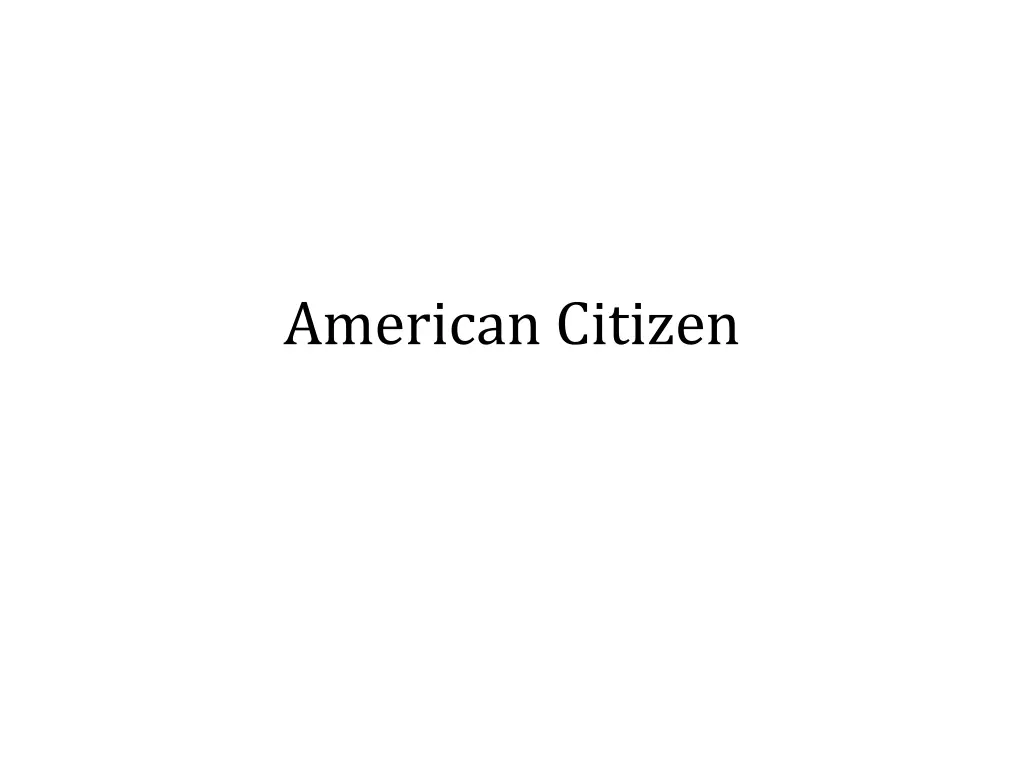 american citizen
