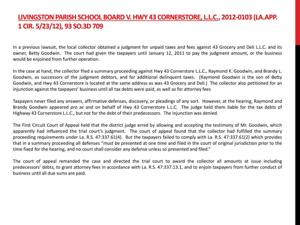 livingston parish school board