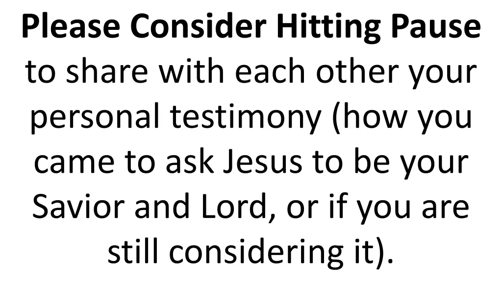 please consider hitting pause to share with each 1
