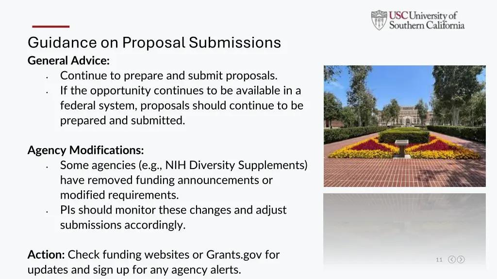 guidance on proposal submissions general advice