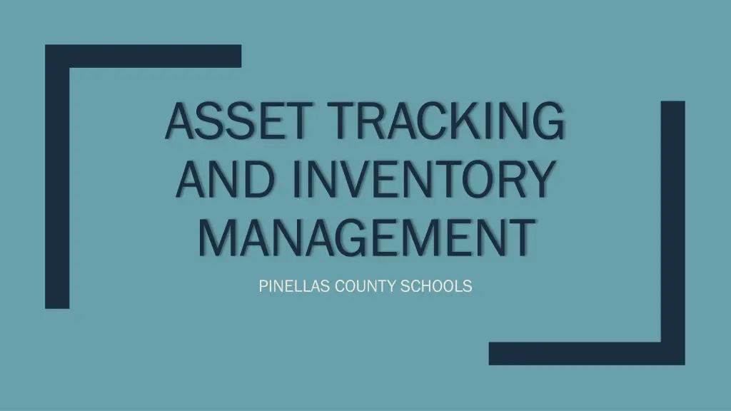 asset tracking and inventory management pinellas