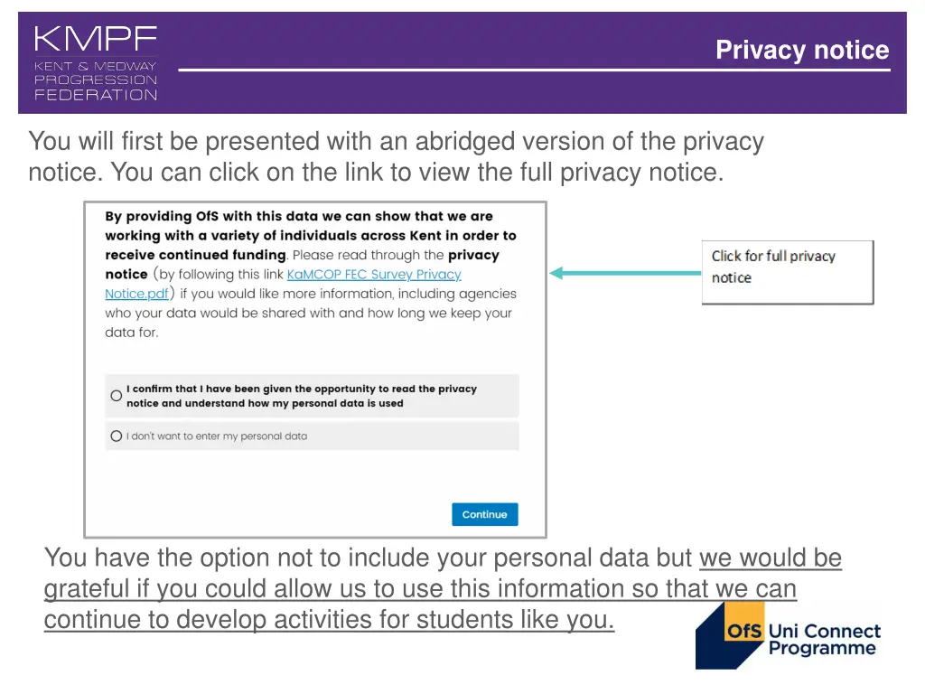 privacy notice