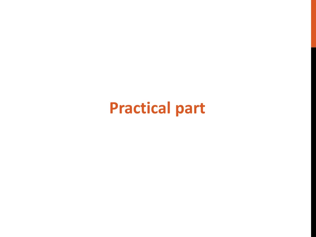 practical part