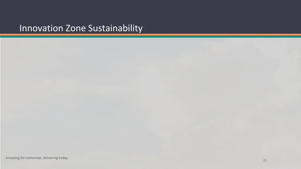 innovation zone sustainability