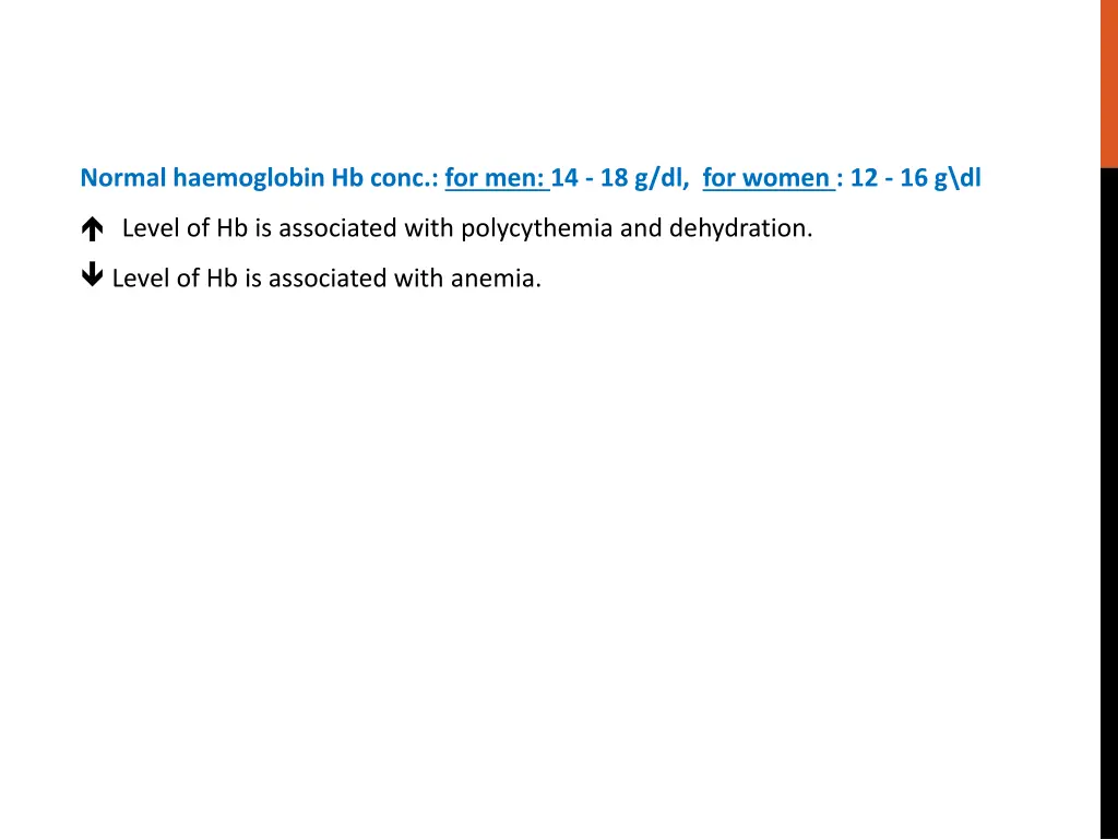 normal haemoglobin hb conc