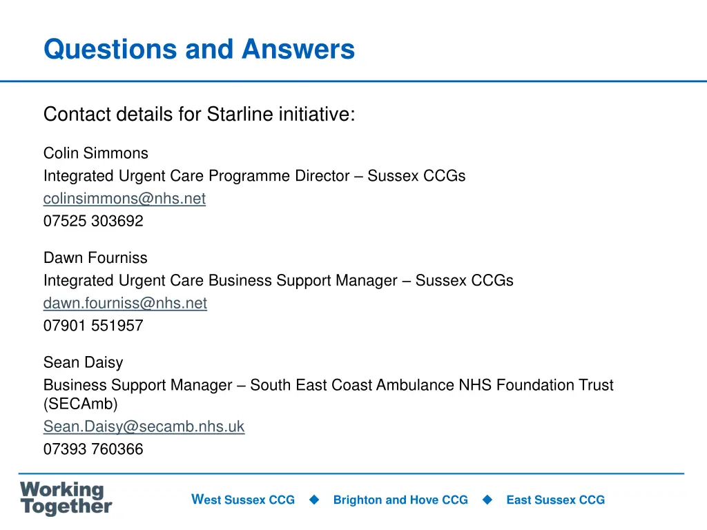 questions and answers