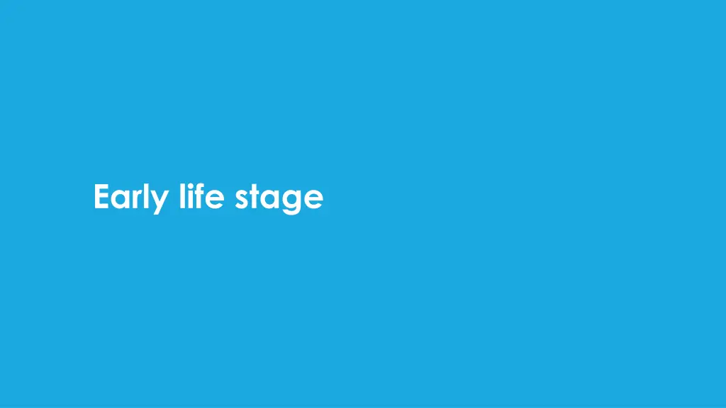 early life stage