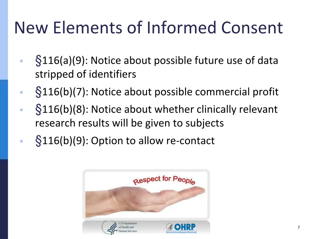 new elements of informed consent