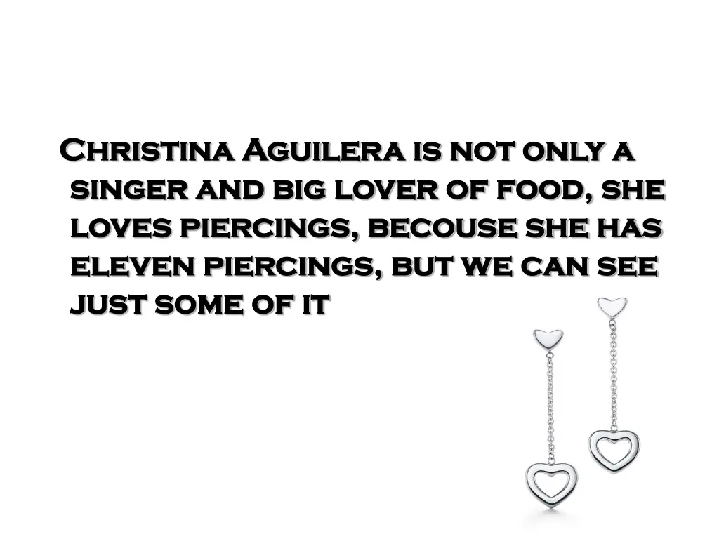 christina aguilera is not only a christina