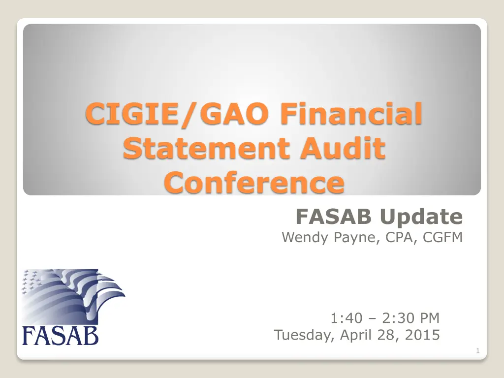 cigie gao financial statement audit conference